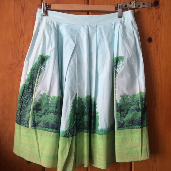🌳 Anthro Sarah Ball Kudzu skirt - Picture 4 of 4